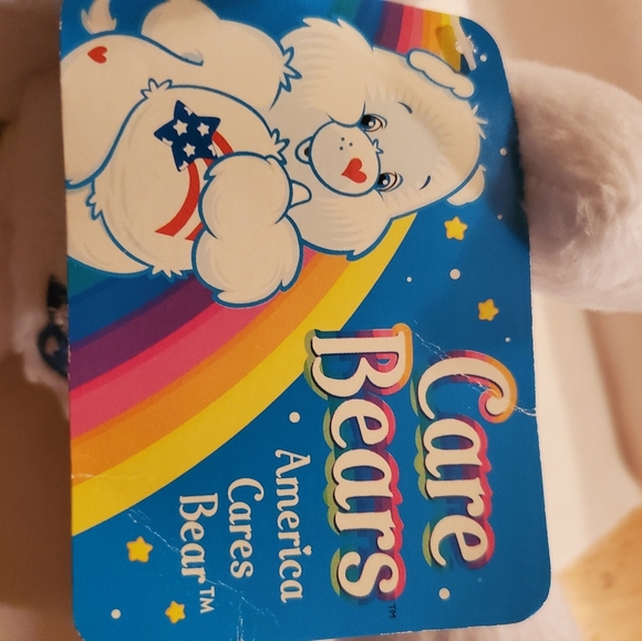 Care Bears “America Cares Bear” 2005 Nanco American Greetings Plush Stuffed Toy - Picture 8 of 9